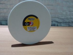 Rebolo Branco reto de 5" para esmeril